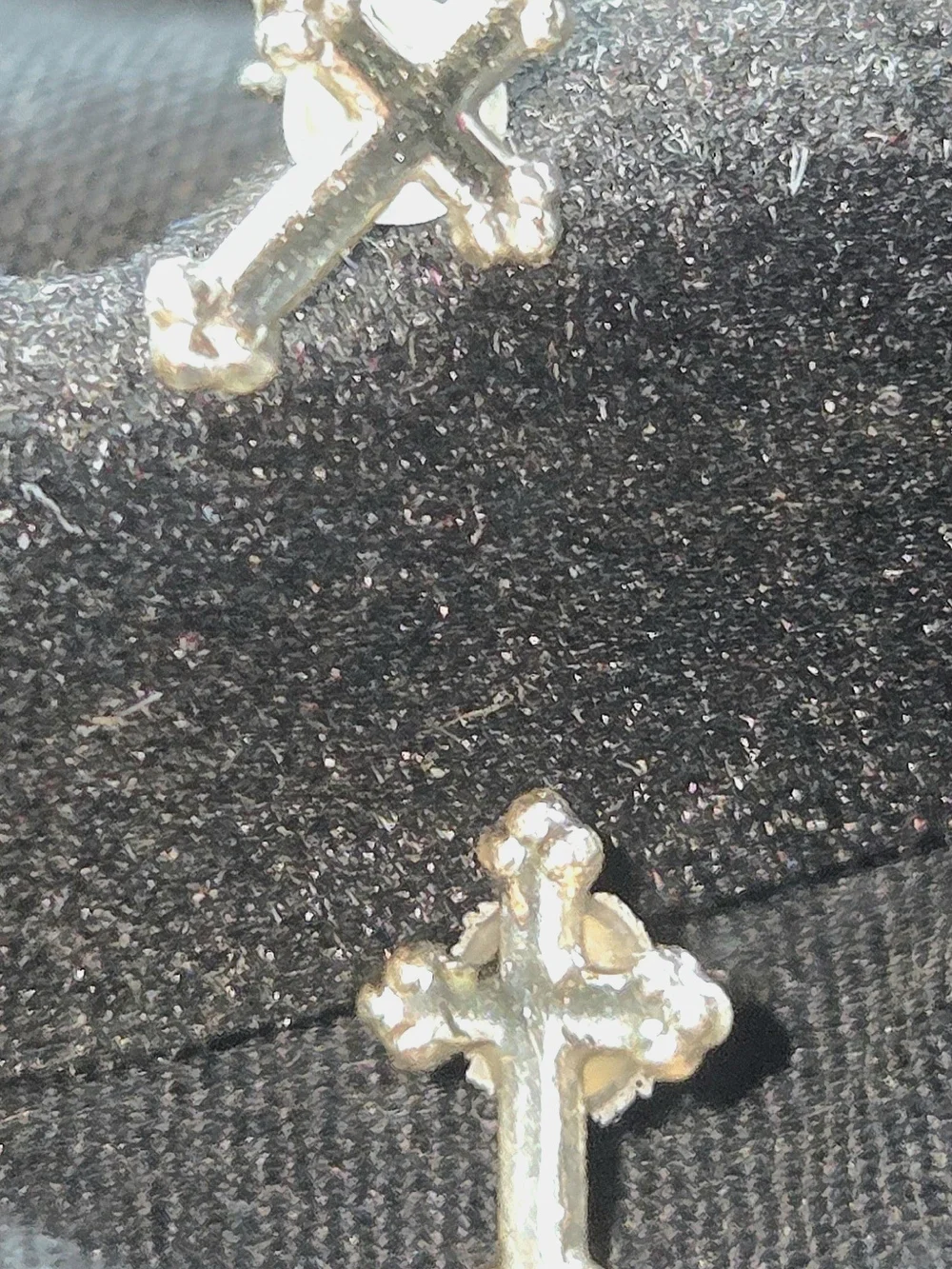 Vintage Dainty Cross Stud Earrings